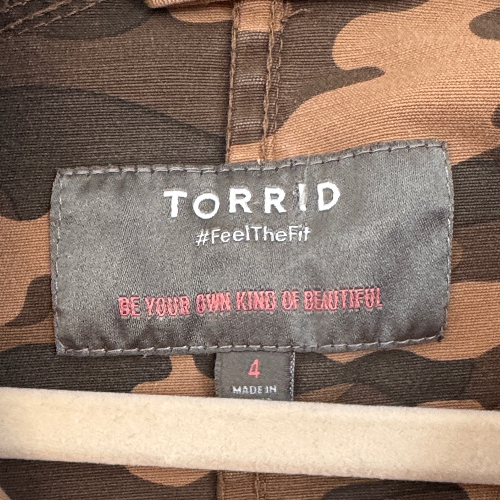 Torrid Light Brown Utility Jacket - image 3